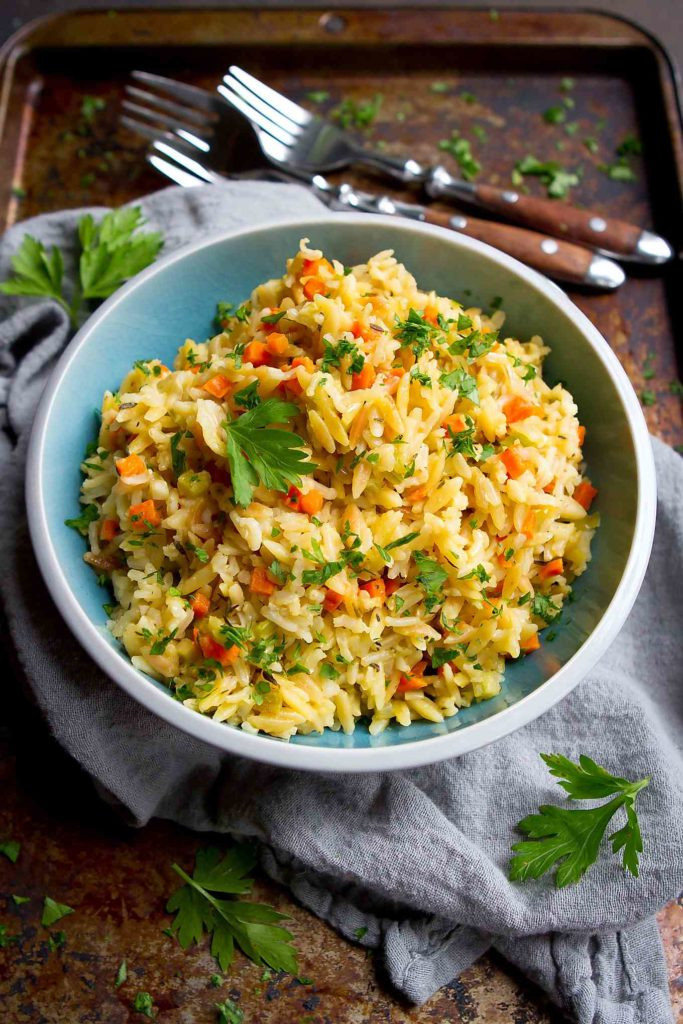 Grain Side Dishes
 Brown Rice Pilaf with Orzo Cookin Canuck Healthy Side Dish