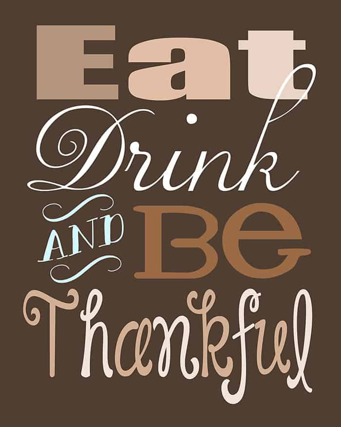 Grateful Thanksgiving Quotes
 Free Thanksgiving Printables Christinas Adventures