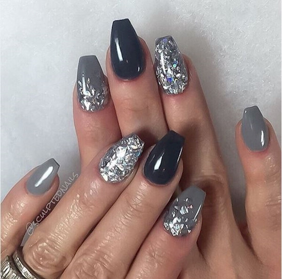 Gray Nail Designs
 Some Best And Stunning Gray Color Nail Designs That You