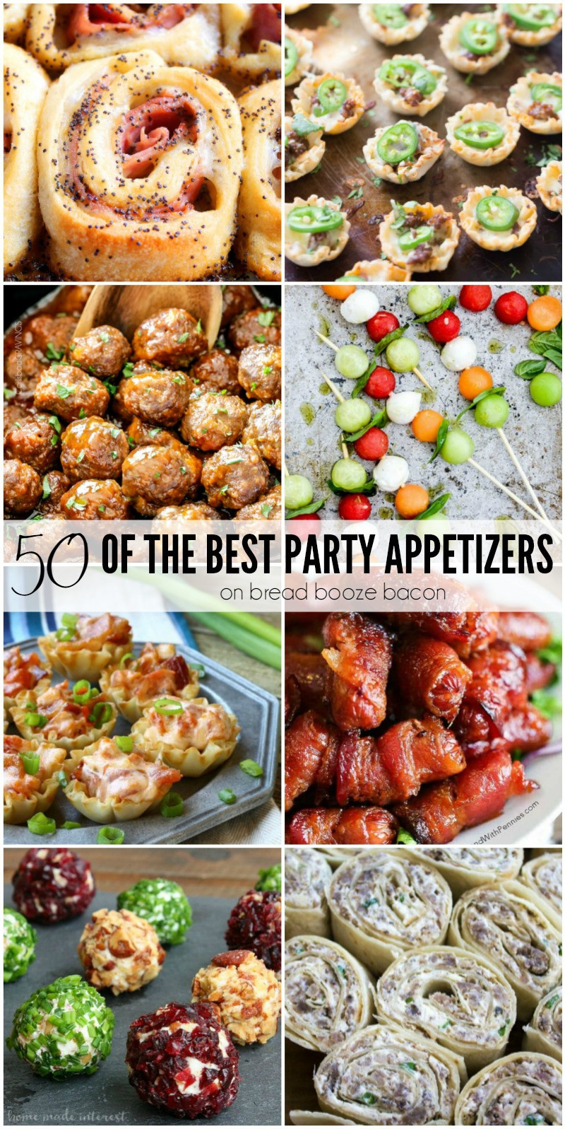 Great Food Ideas For Party
 50 of the Best Party Appetizers • Bread Booze Bacon