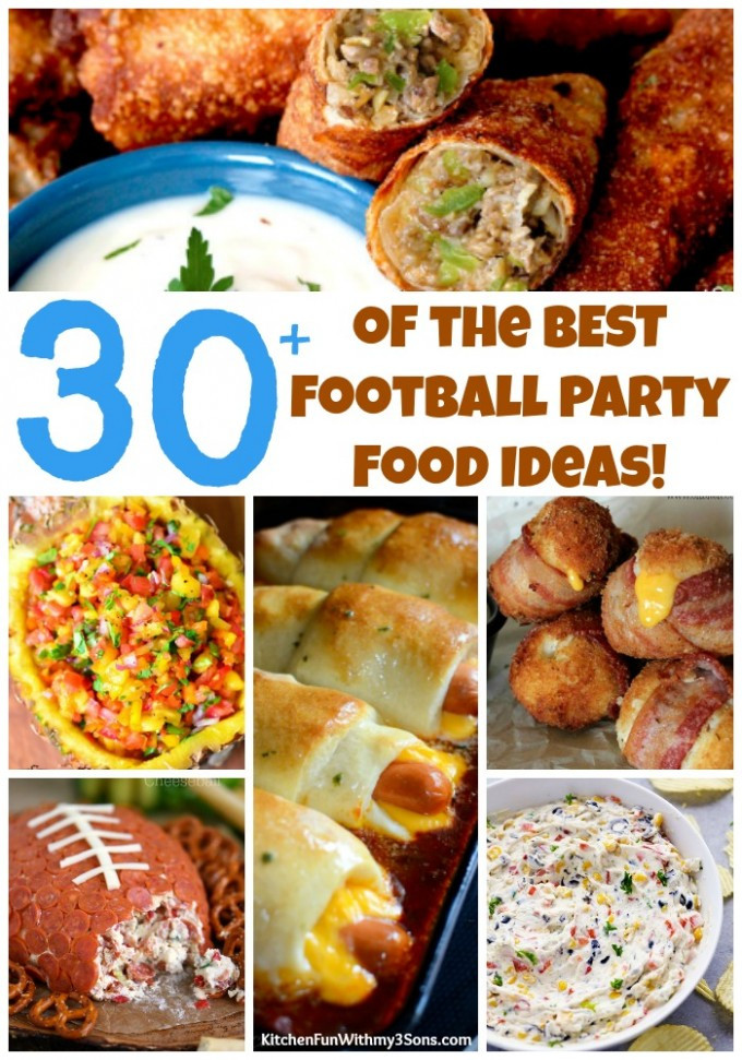 Great Food Ideas For Party
 30 the Best Football Party Food Kitchen Fun With My 3 Sons