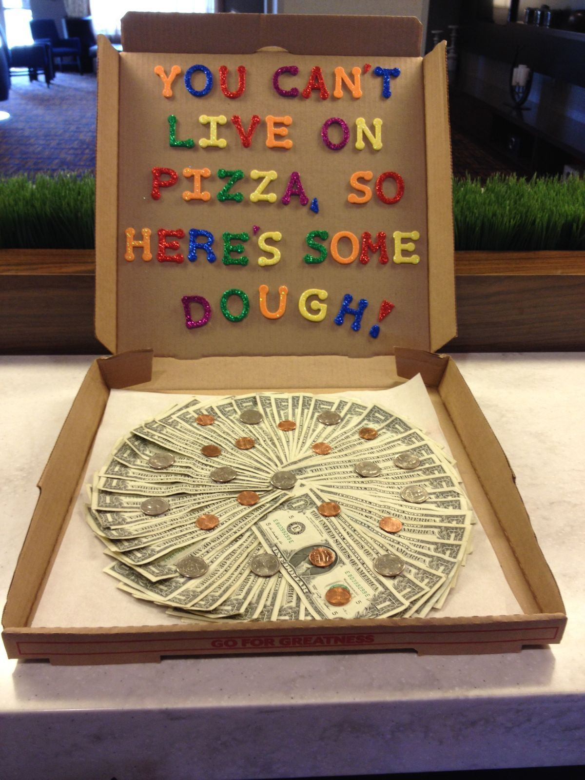 Great Gift Ideas For High School Graduation
 You can t live on pizza so here s some dough fun way