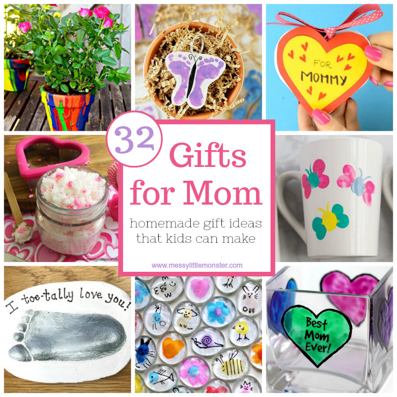 Great Gift Ideas For Mothers
 Gifts for Mom from Kids – homemade t ideas that kids