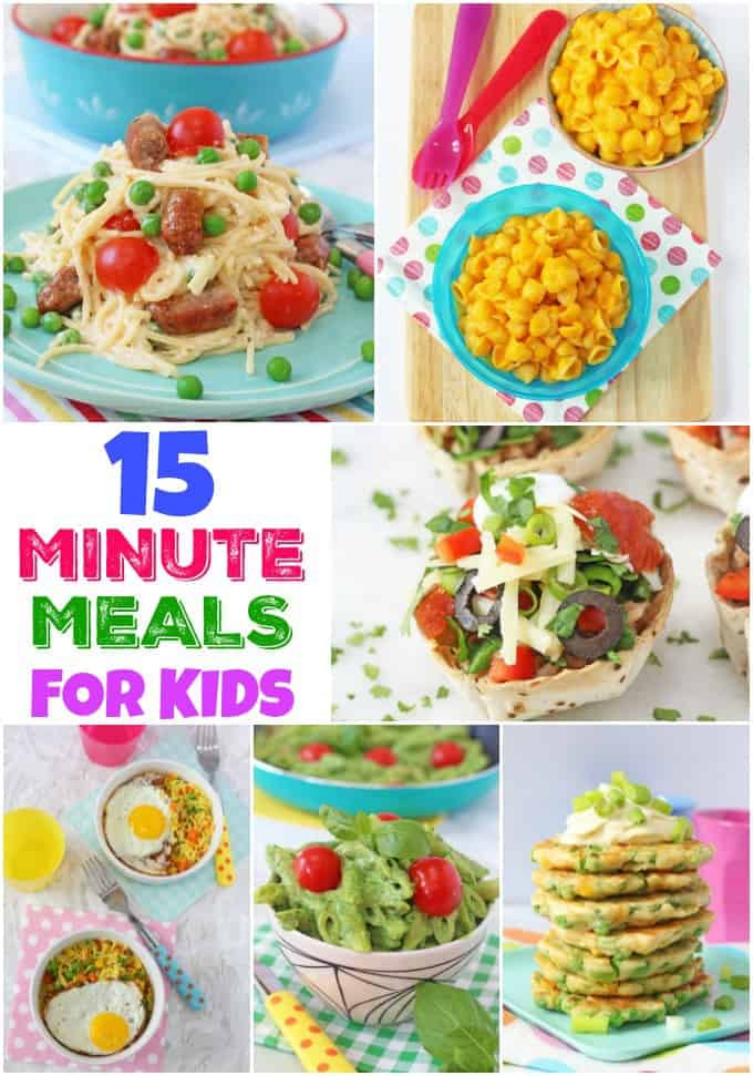 Great Kids Recipes
 15 The Best 15 Minute or less Kid s Dinners My