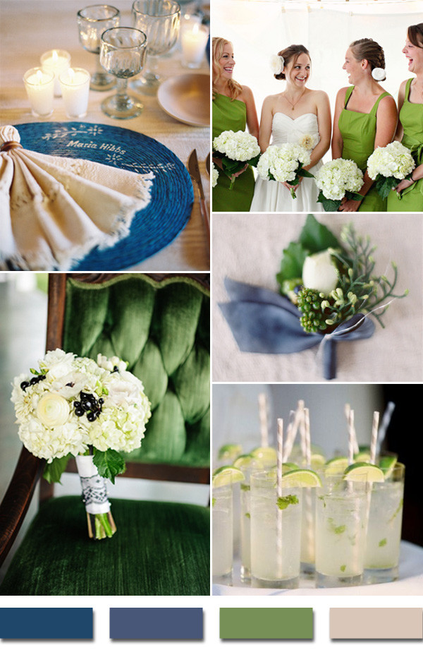 Green And Blue Wedding Colors
 I colori del 2015