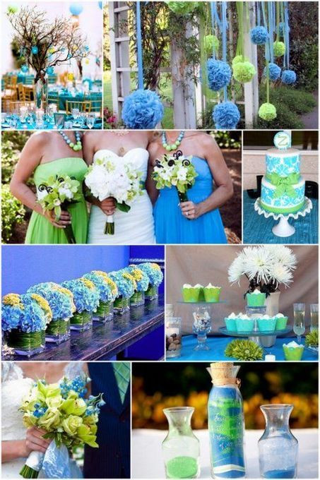 Green And Blue Wedding Colors
 アクアテラス迎賓館 大津のプランナーブログ「＊海をテーマにしたウェディング＊ 滋賀県 結婚式場 アクアテラス迎賓館