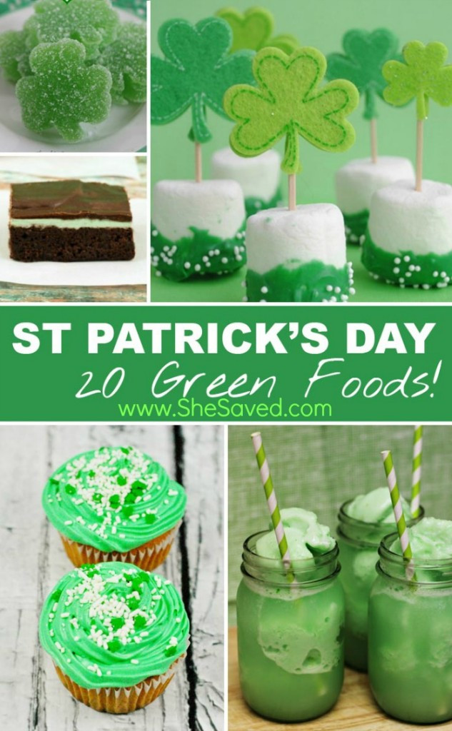 Green Food For St Patrick's Day
 St Patrick s Day Green Food Ideas SheSaved