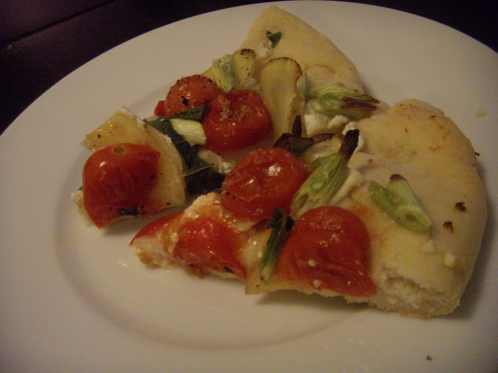 Green Onion Pizza
 Ruminations on Food Potato & Green ion Pizza