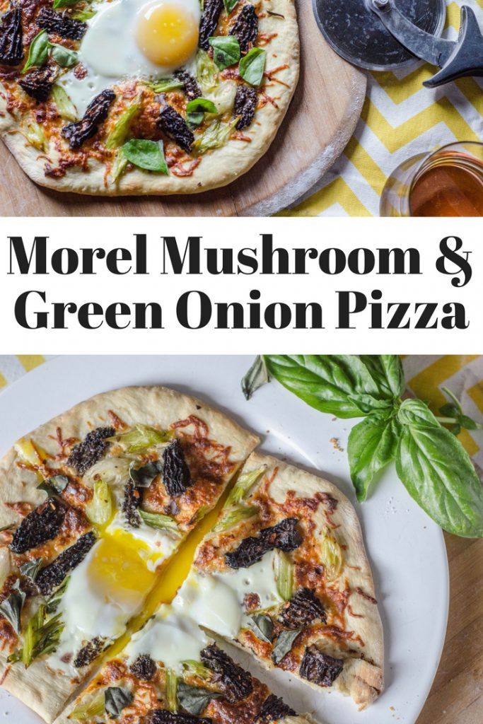 Green Onion Pizza
 Pizza with Morel Mushrooms and Green ions Hello Fun