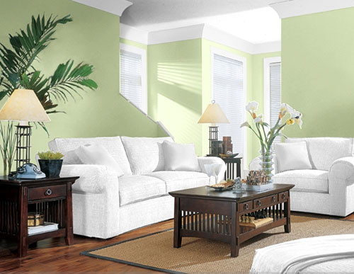 Green Paint For Living Room
 Living room accent wall paint ideas