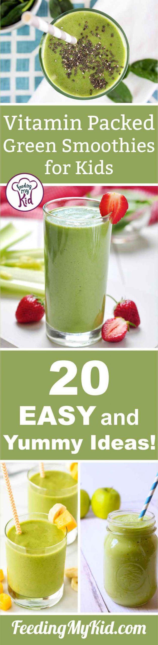 Green Smoothies For Kids
 Green Smoothies for Kids A Yummy Vitamin Packed Drink
