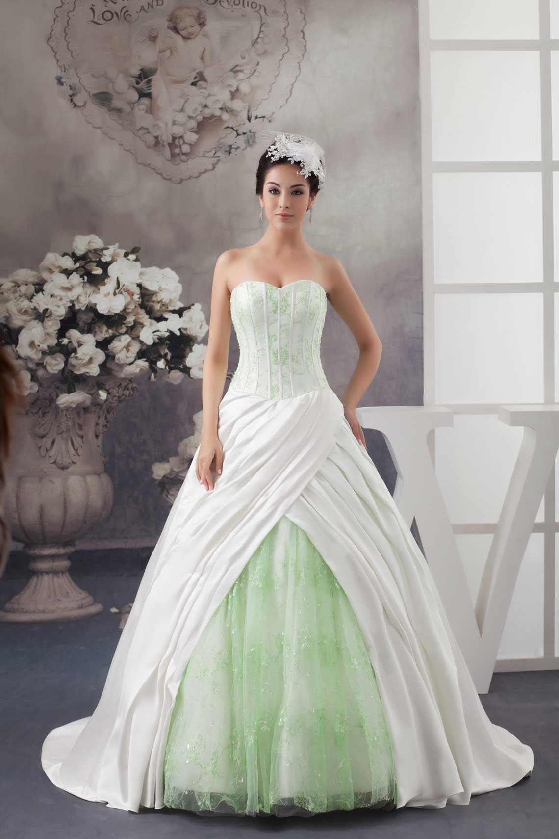 Green Wedding Gowns
 Green Themed Wedding Stay at Home Mum
