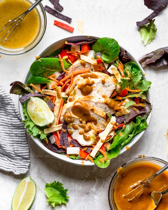 Grilled Chicken For Salad
 Houston’s Grilled Chicken Salad Lightened Up