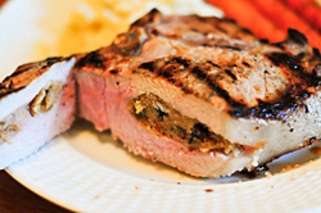 Grilled Stuffed Pork Chops
 Grilling Stuffed Pork Chops Recipe