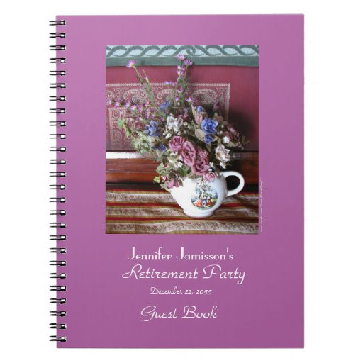 Guest Book Ideas For Retirement Party
 retirement party sign in book