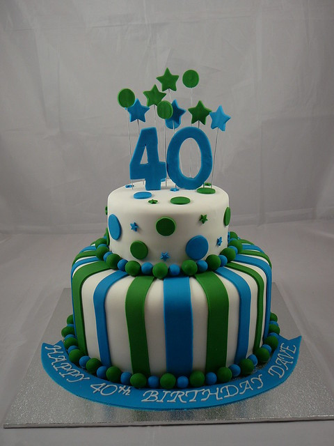 Guy Birthday Cakes
 40th Birthday Cake