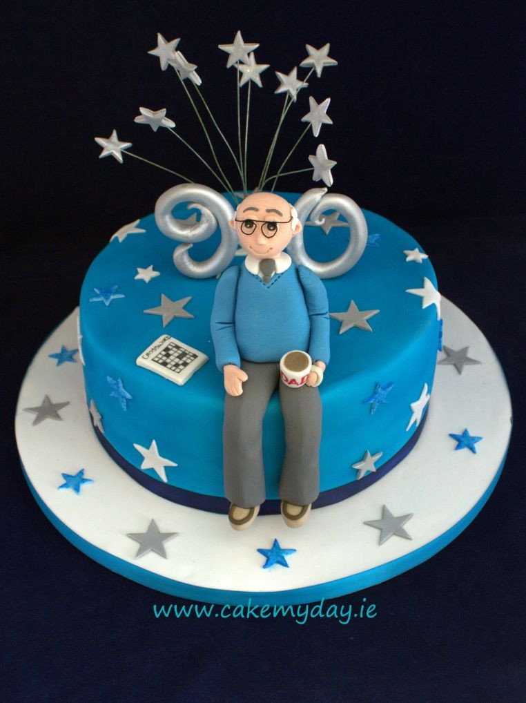 Guy Birthday Cakes
 Cake My Day 90th Birthday cake – tea and a crossword