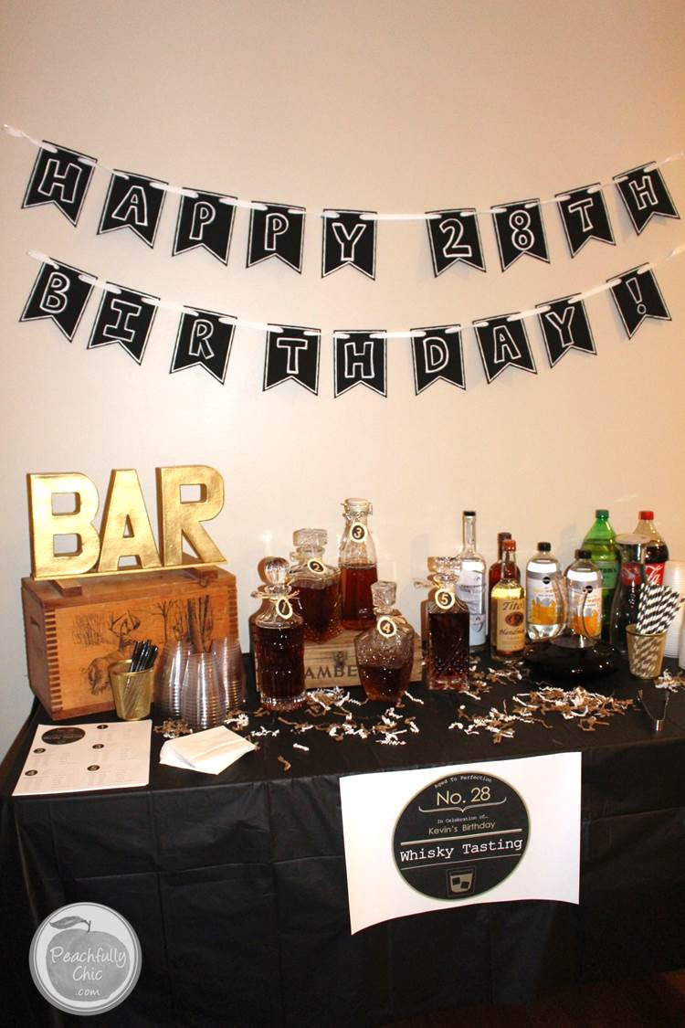 Guy Birthday Party Ideas
 Planning A Guy s Birthday Party Whiskey Tasting