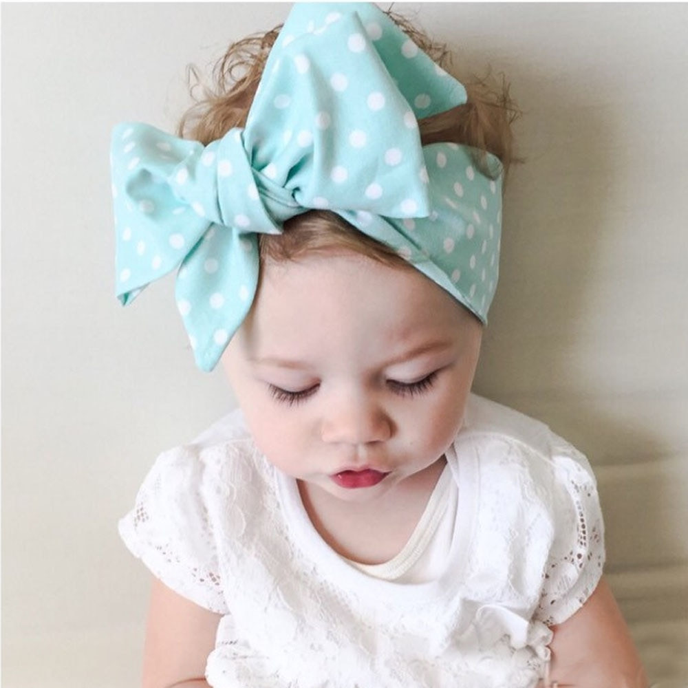Hair Bands For Kids
 2016 new children bow hair band Europe baby hair
