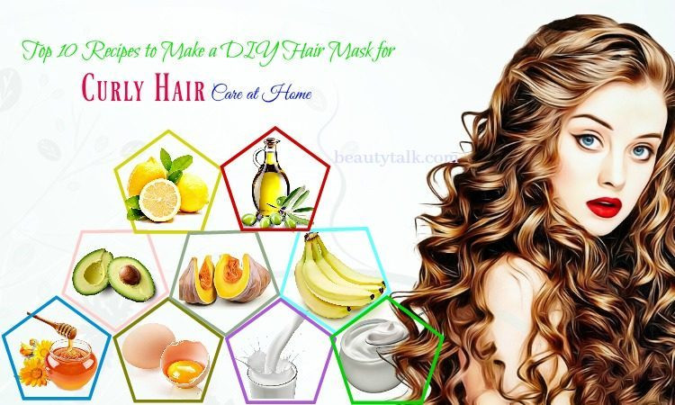 Hair Mask For Curly Hair DIY
 Top 10 Recipes For DIY Hair Mask For Curly Hair Care At Home