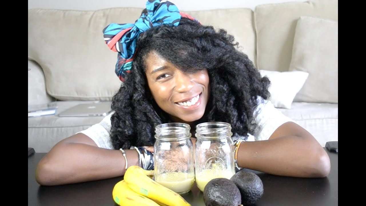 Hair Mask For Curly Hair DIY
 How To DIY Avocado Banana Hair Mask Solution For Curly