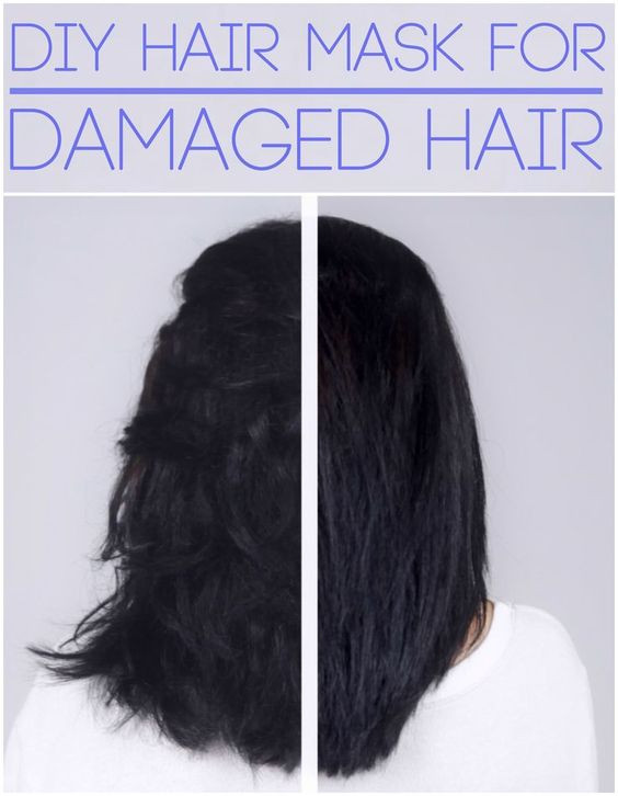 Hair Mask For Damaged Hair DIY
 Dry damaged hair Diy hair and Coconut on Pinterest