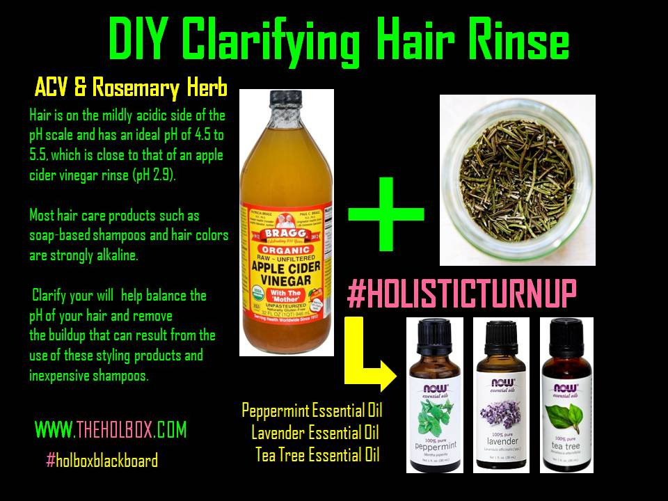 Hair Rinse DIY
 DIY Clarifying Hair Rinse Rosemary & ACV