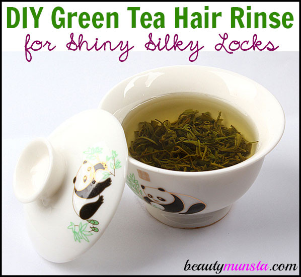 Hair Rinse DIY
 diy green tea hair rinse beautymunsta free natural
