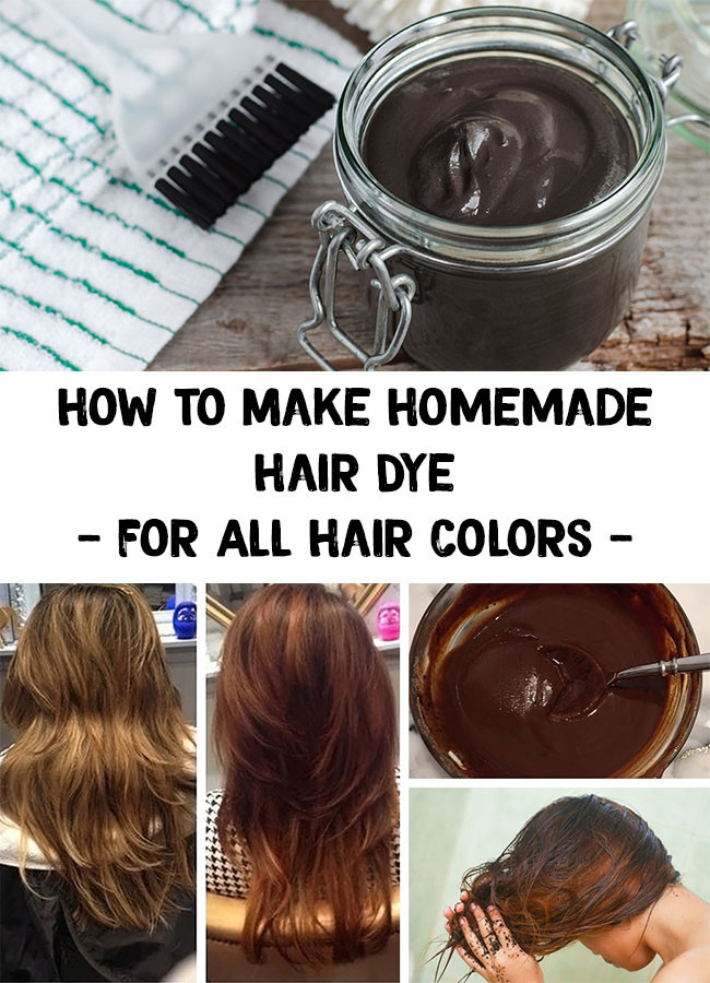 Hair Rinse DIY
 Hair dye How to make homemade hair dye for a beautiful hair
