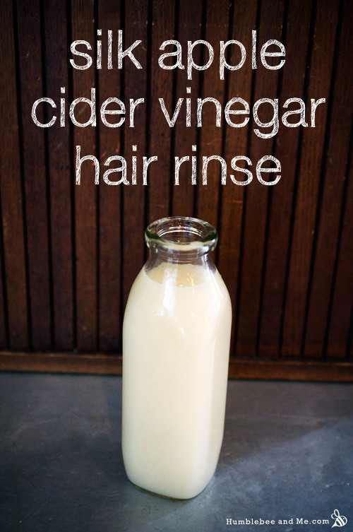 Hair Rinse DIY
 Silk Apple Cider Vinegar Hair Rinse Humblebee & Me