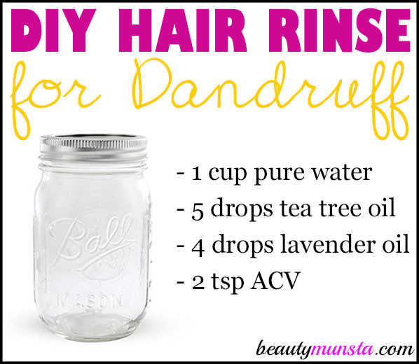 Hair Rinse DIY
 DIY Hair Rinse for Dandruff beautymunsta