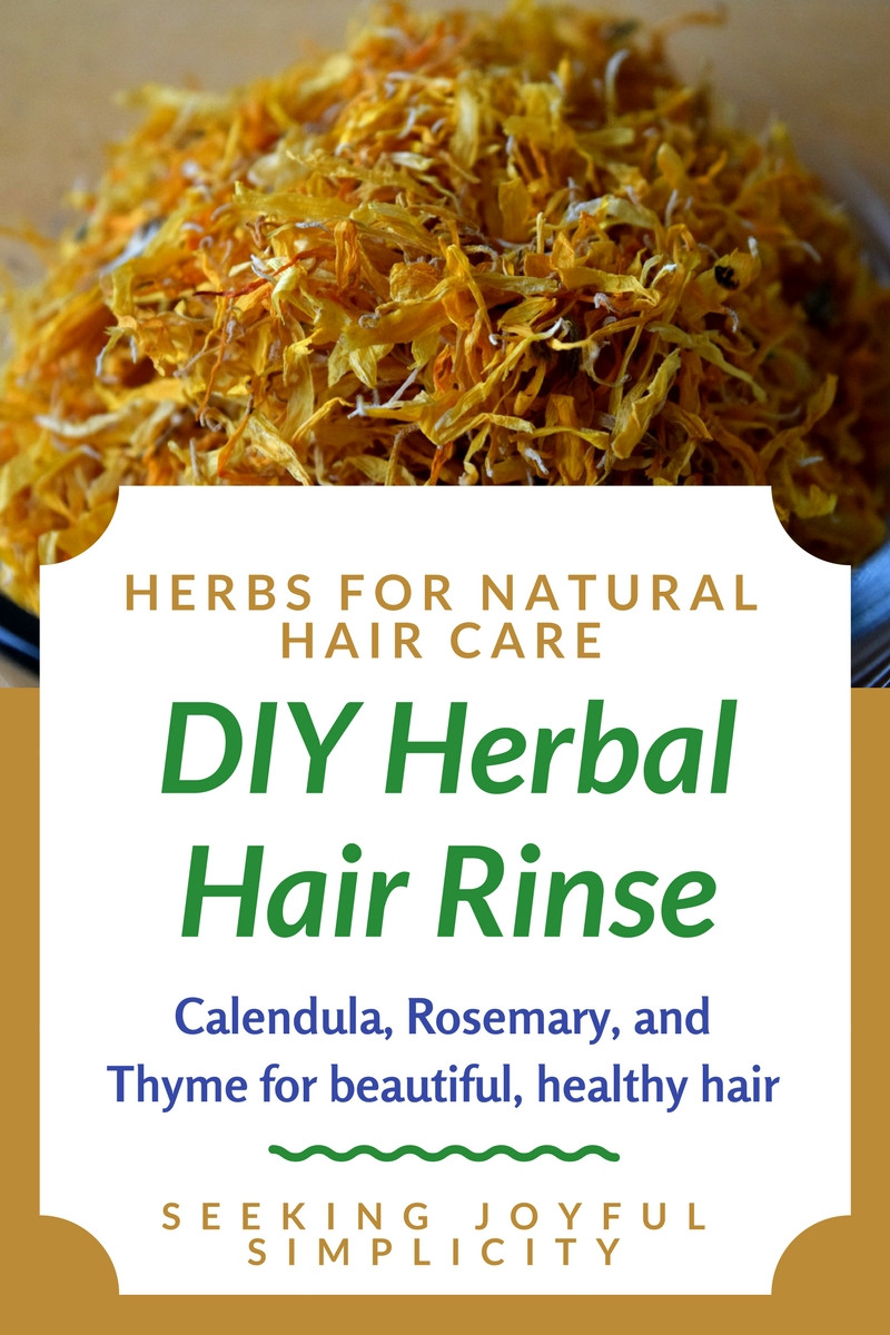 Hair Rinse DIY
 DIY Nourishing Herbal Hair Rinse