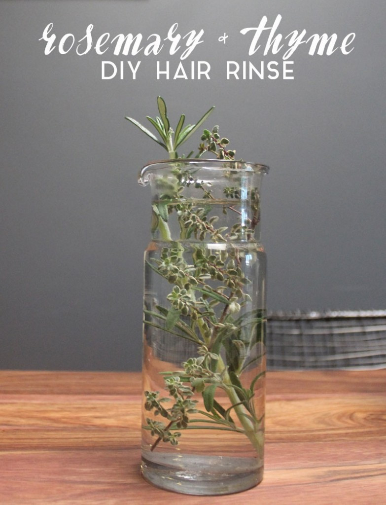 Hair Rinse DIY
 DIY Rosemary and Thyme Hair Rinse Michelle Phan