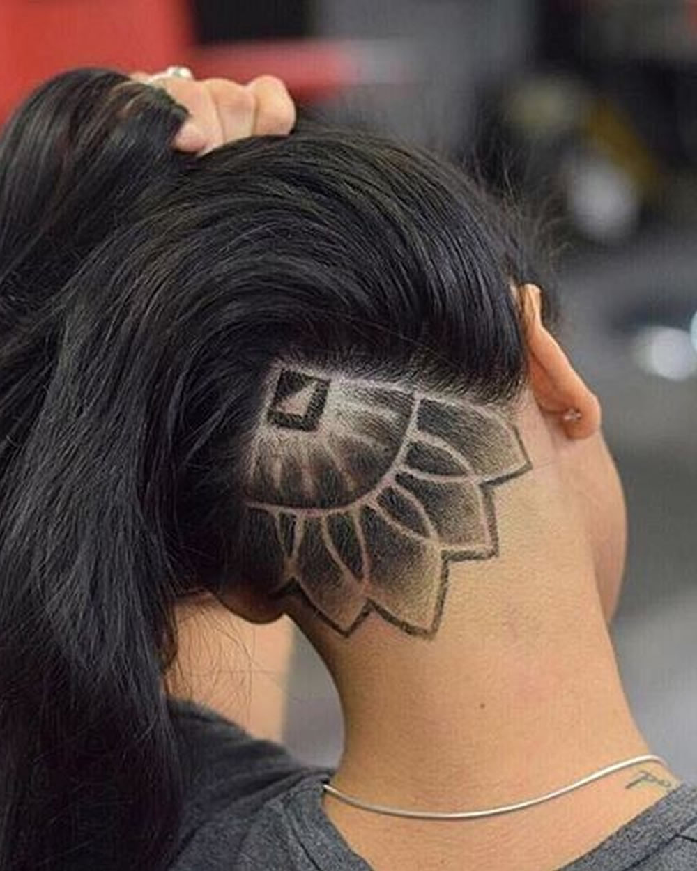 Haircuts Designs For Girls
 Nape Shaved Design Women for 2018 – Best Nape Haircut
