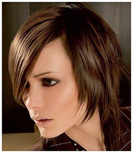 Hairstyle Long In Front Short In Back
 16 Lovely Short Cuts for Oval Faces