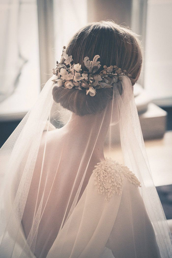 Hairstyles For Brides With Veils
 39 Stunning Wedding Veil & Headpiece Ideas For Your 2016