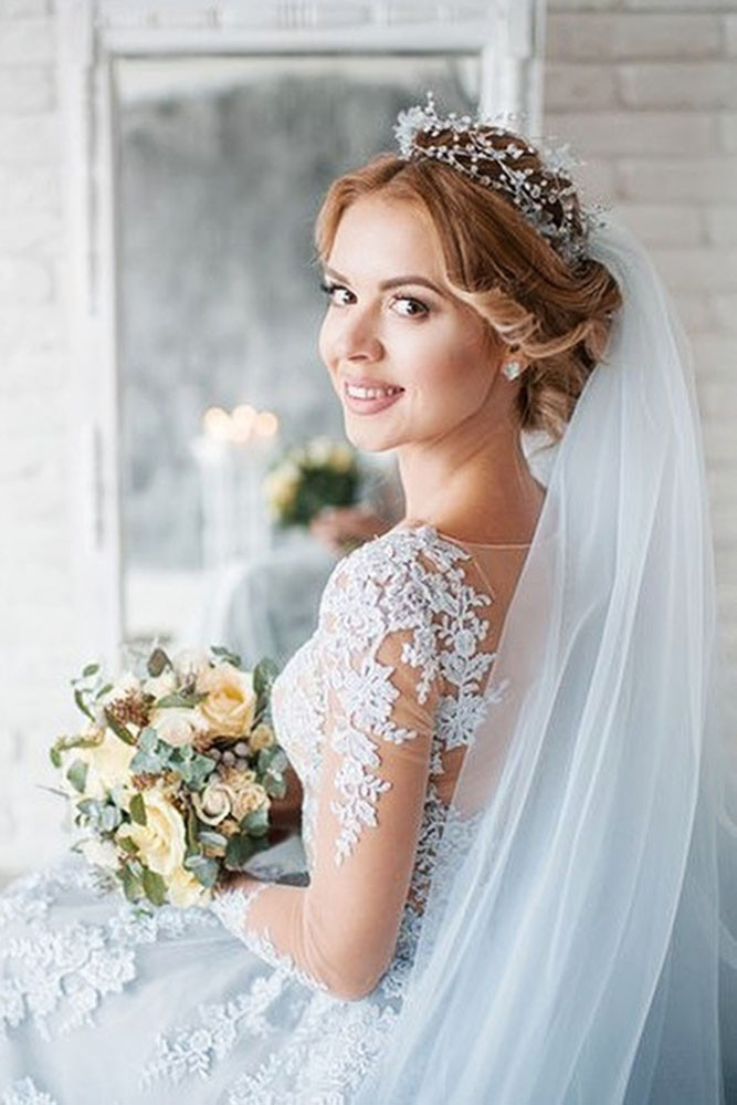 Hairstyles For Brides With Veils
 36 Wedding Hairstyles With Veil – My Stylish Zoo