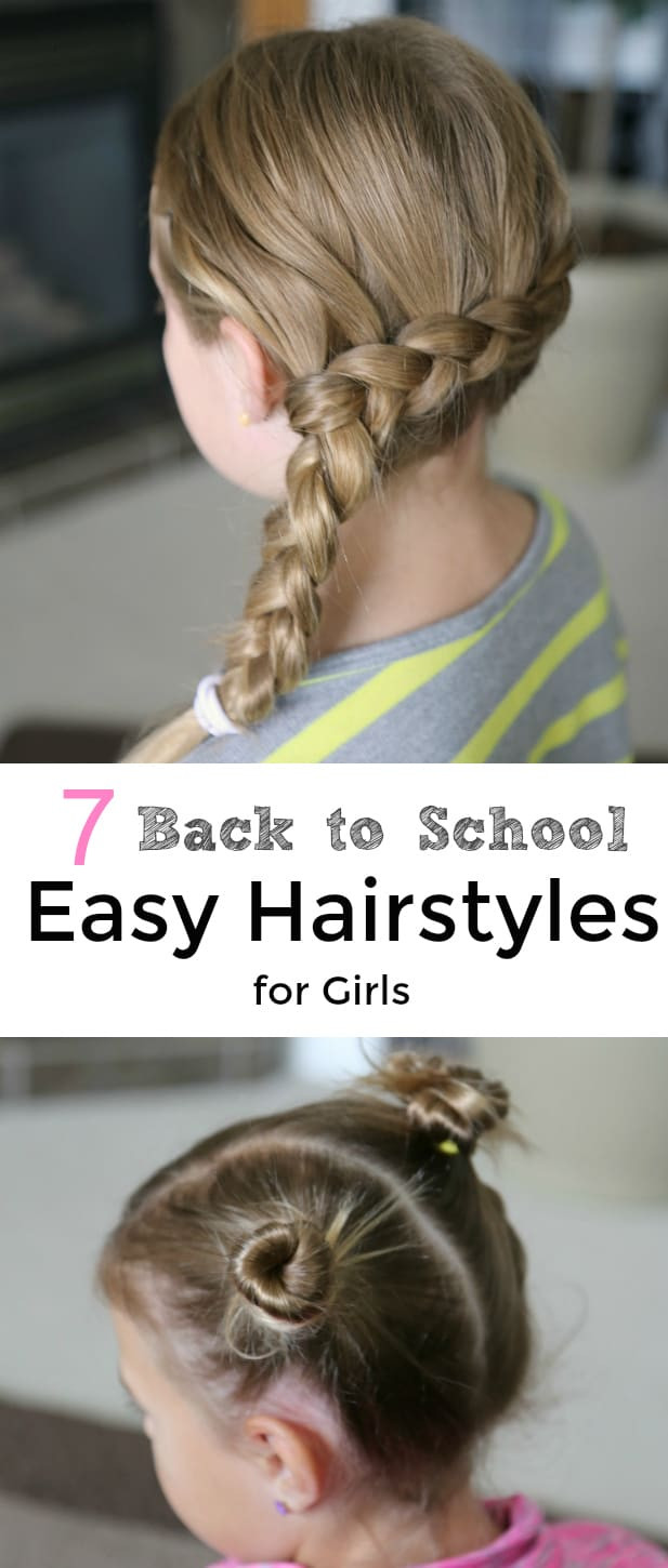 Hairstyles For Little Girls For School
 7 Back to School Easy Hairstyles for Girls