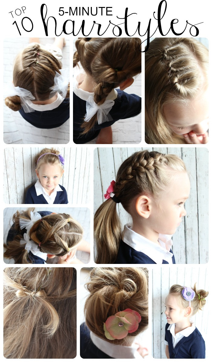 Hairstyles For Little Girls For School
 10 Easy Hairstyles for Girls Somewhat Simple