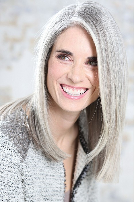 Hairstyles For Long Gray Hair
 A long grey hairstyle From the White Hot Collection No