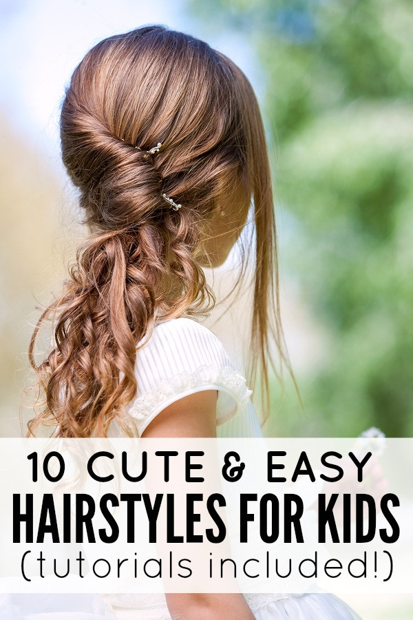 Hairstyles For Long Hair Kids
 10 cute and easy hairstyles for kids