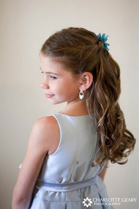 Hairstyles For Long Hairs For Girls
 Flower girl hairstyles for long hair
