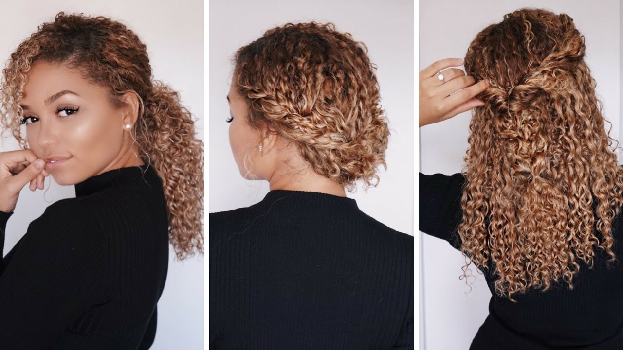 Hairstyles For Super Curly Hair
 3 Super Easy Hairstyles for 3b 3c Curly Hair