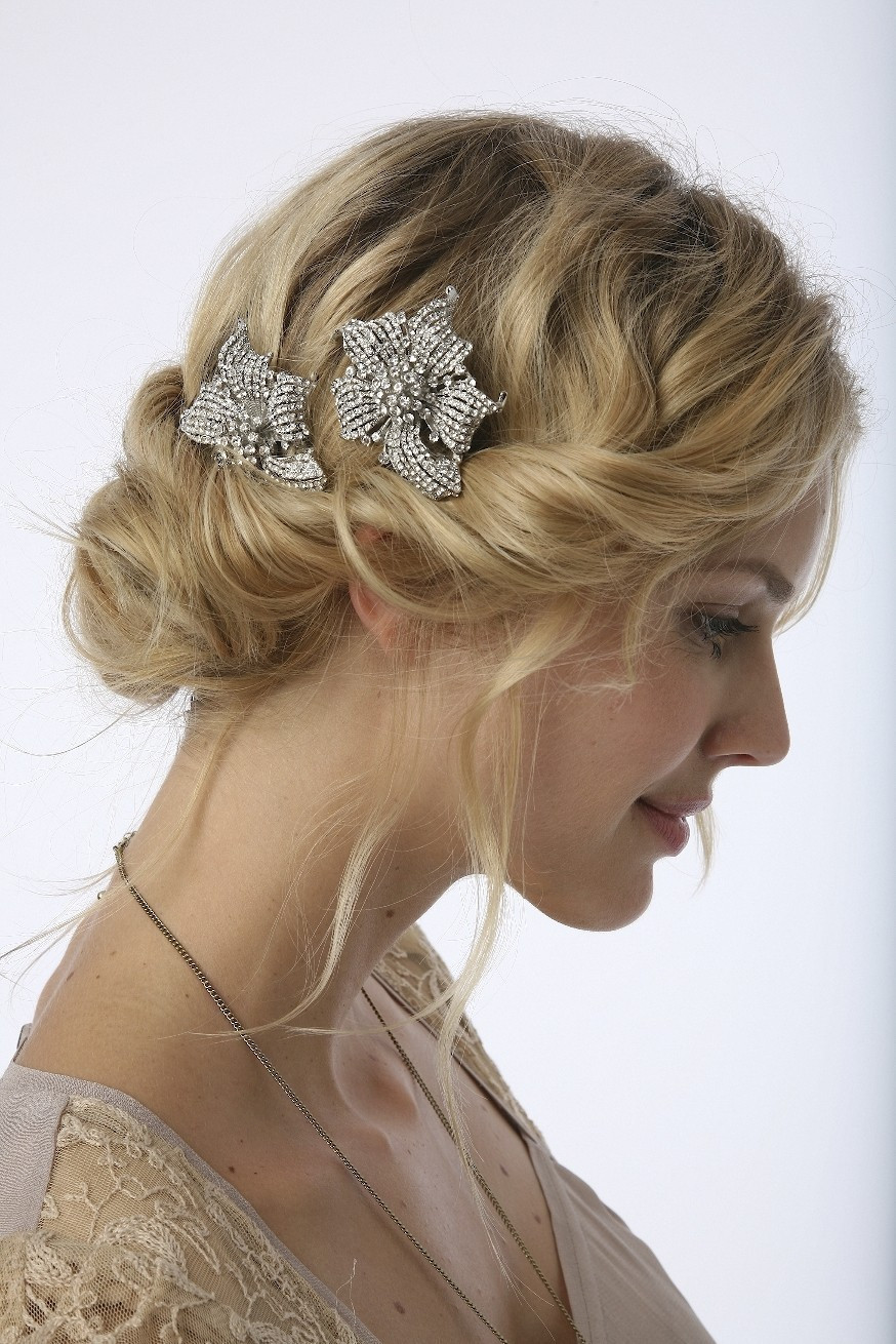 Hairstyles For Wedding Bridesmaid
 Vintage & Lace Weddings Vintage Wedding Hair Styles