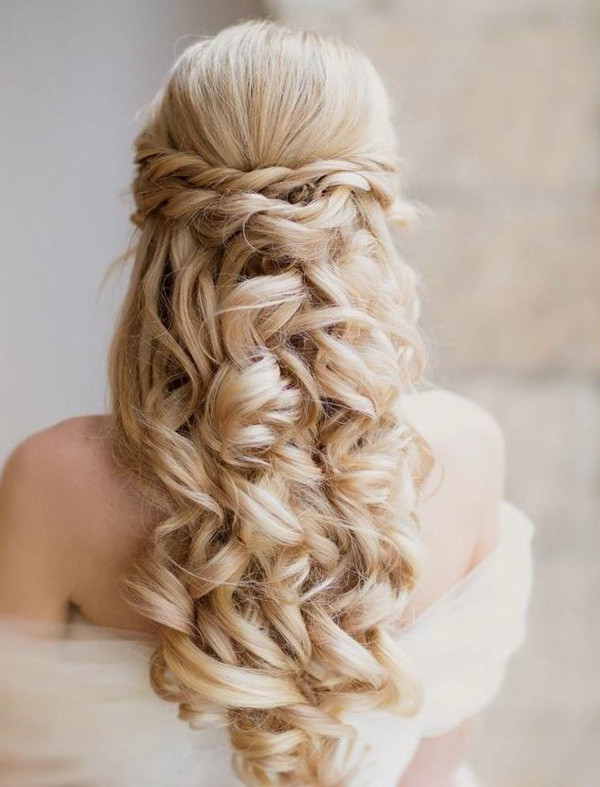 Half Up Hairstyles For Weddings
 20 Most Elegant And Beautiful Wedding Hairstyles