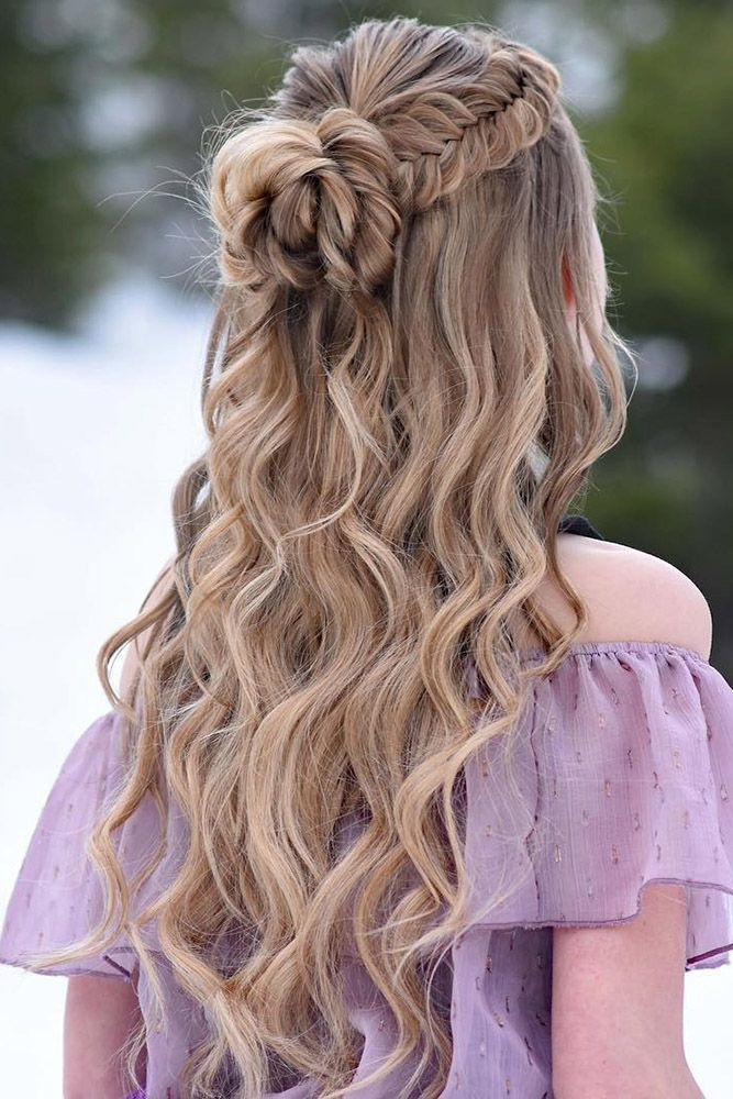Half Up Half Down Curled Prom Hairstyles
 30 Wedding Hairstyles Half Up Half Down With Curls And