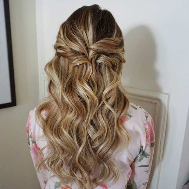 Half Up Half Down Curled Prom Hairstyles
 31 Half Up Half Down Prom Hairstyles Page 2 of 3