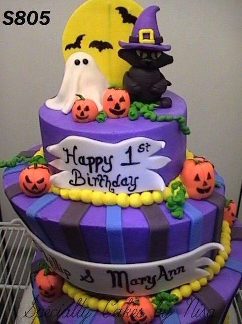 Halloween Birthday Cakes For Kids
 317 best Halloween Cakes images on Pinterest