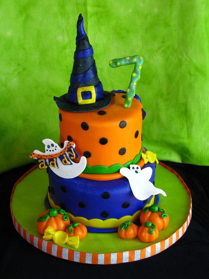 Halloween Birthday Cakes For Kids
 Halloween Birthday Cake Ryan 6th and Owens 1st