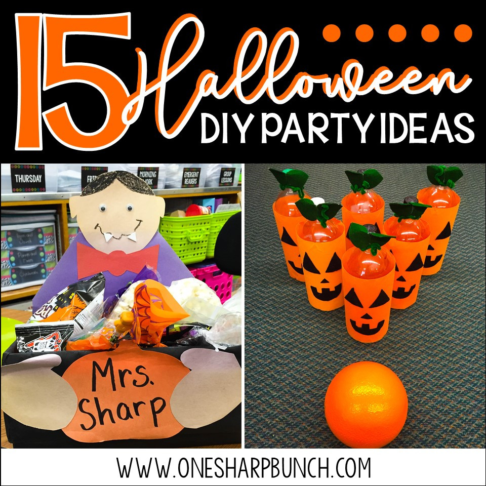 Halloween Classroom Party Ideas
 e Sharp Bunch 15 DIY Halloween Party Ideas for the